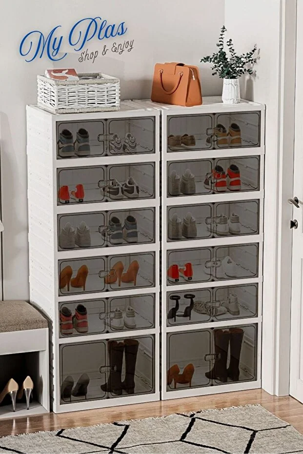 Katlanabilir Portatif Büyük Boy Kapasiteli Taşınabilir Organizer Ayakkabı Düzenleyici